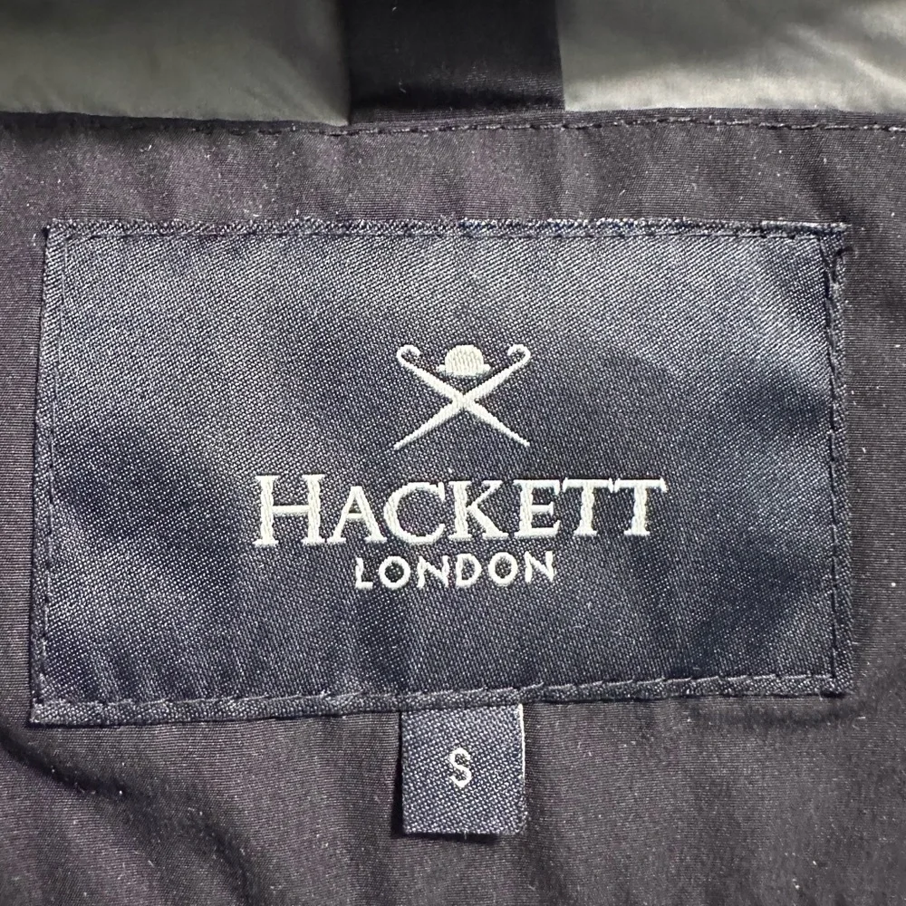 Hackett London Men’s Navy Velo-Speed Field Jacket Hood 4 Pocket Front Lined